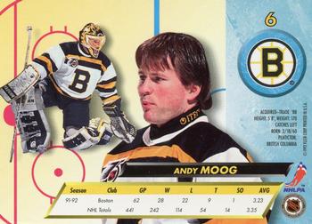 1992-93 Ultra #6 Andy Moog Back