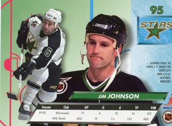 1992-93 Ultra #95 Jim Johnson Back