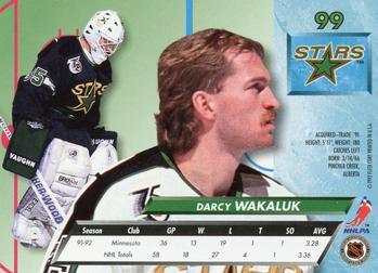 1992-93 Ultra #99 Darcy Wakaluk Back