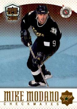 1999-00 Pacific Dynagon Ice - Checkmates American #9 Mike Modano / Derian Hatcher Front