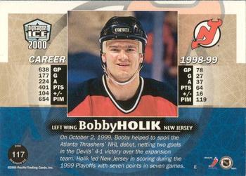 1999-00 Pacific Dynagon Ice - Gold #117 Bobby Holik Back