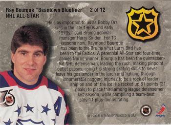 1992-93 Ultra - NHL All-Stars #2 Ray Bourque Back