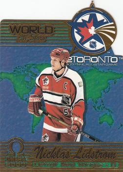 1999-00 Pacific Omega - World All-Stars #3 Nicklas Lidstrom Front
