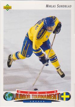 1992-93 Upper Deck #227 Niklas Sundblad Front