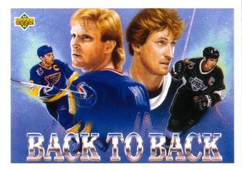 1992-93 Upper Deck #423 Brett Hull / Wayne Gretzky Front
