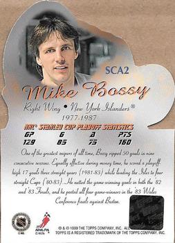 1999-00 Topps - Stanley Cup Heroes Autographs #SCA2 Mike Bossy Back