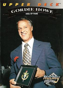 1992-93 Upper Deck - Hockey Heroes: Gordie Howe #24 Gordie Howe Front