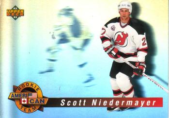 1992-93 Upper Deck - Ameri-Can Rookie Team Holograms #AC5 Scott Niedermayer Front