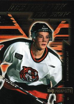 1999-00 Upper Deck Prospects - Destination the Show #DS10 Jay Bouwmeester Front