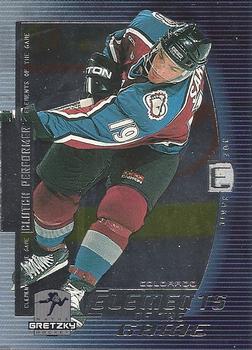 1999-00 Upper Deck Wayne Gretzky - Elements of the Game #EG-14 Joe Sakic Front