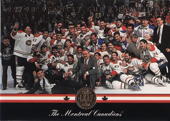 1993-94 Leaf #100 Stanley Cup Champions / NHL Playoffs MVP Front