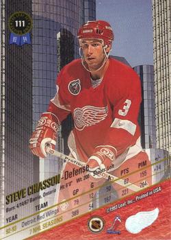 1993-94 Leaf #111 Steve Chiasson Back