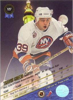 1993-94 Leaf #127 Travis Green Back