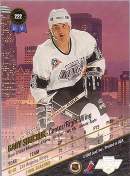 1993-94 Leaf #222 Gary Shuchuk Back