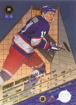 1993-94 Leaf #24 Evgeny Davydov Back