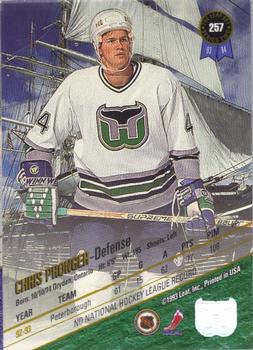1993-94 Leaf #257 Chris Pronger Back