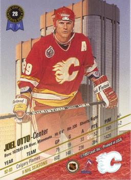 1993-94 Leaf #28 Joel Otto Back