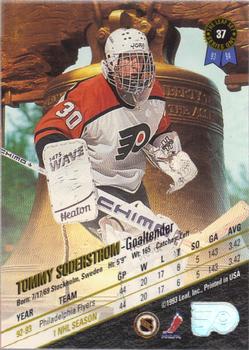 1993-94 Leaf #37 Tommy Soderstrom Back
