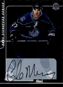 2000-01 Be a Player Signature Series - Autographs #40 Glen Murray Front