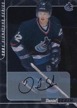 2000-01 Be a Player Signature Series - Autographs #242 Daniel Sedin Front