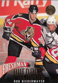 1993-94 Leaf - Freshman Phenoms #6 Rob Niedermayer Front