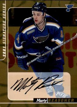 2000-01 Be a Player Signature Series - Autographs Gold #61 Marty Reasoner Front