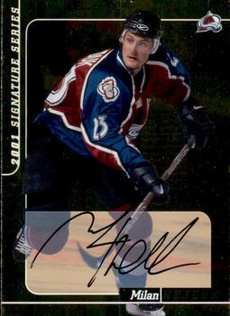 2000-01 Be a Player Signature Series - Autographs Gold #102 Milan Hejduk Front