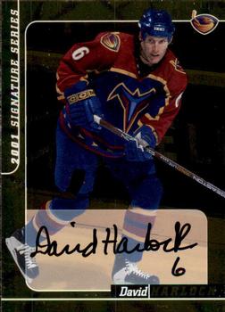 2000-01 Be a Player Signature Series - Autographs Gold #141 David Harlock Front