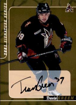 2000-01 Be a Player Signature Series - Autographs Gold #164 Travis Green Front