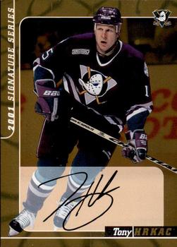 2000-01 Be a Player Signature Series - Autographs Gold #178 Tony Hrkac Front