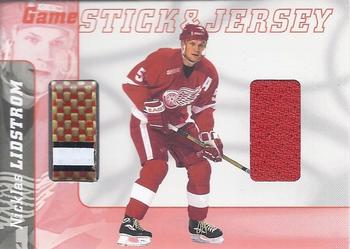 2000-01 Be a Player Signature Series - Jersey and Stick #GSJ-37 Nicklas Lidstrom Front