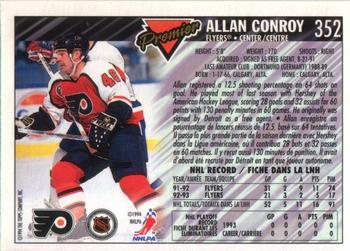 1993-94 O-Pee-Chee Premier #352 Allan Conroy Back