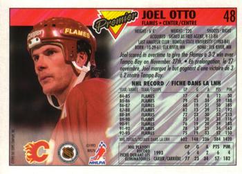 1993-94 O-Pee-Chee Premier #48 Joel Otto Back