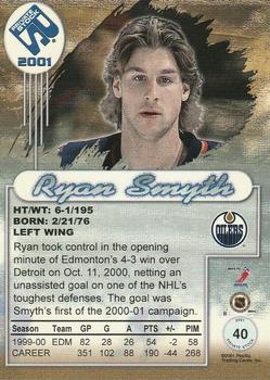 2000-01 Pacific Private Stock - Retail #40 Ryan Smyth Back