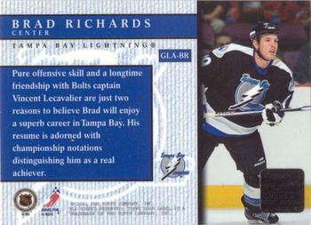 2000-01 Topps Gold Label - Autographs #GLA-BR Brad Richards Back