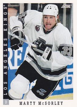 1993-94 Score #212 Marty McSorley Front