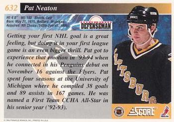 1993-94 Score #632 Pat Neaton Back