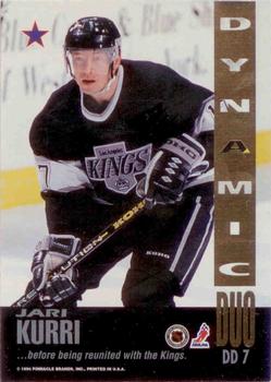1993-94 Score - Dynamic Duos U.S. #DD 7 Wayne Gretzky / Jari Kurri Back