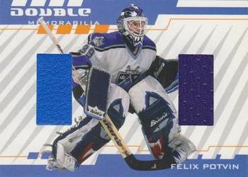 2001-02 Be a Player Between the Pipes - Double Memorabilia #DM1 Felix Potvin Front