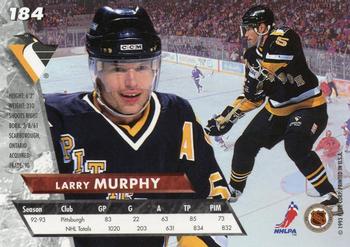 1993-94 Ultra #184 Larry Murphy Back
