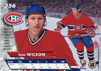 1993-94 Ultra #356 Ron Wilson Back