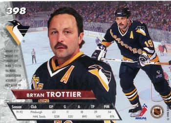 1993-94 Ultra #398 Bryan Trottier Back