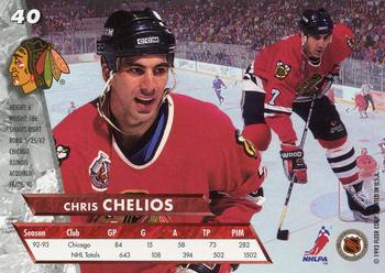 1993-94 Ultra #40 Chris Chelios Back