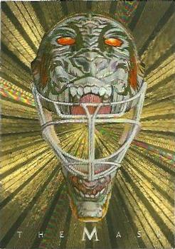 2001-02 Be a Player Between the Pipes - The Mask Gold #NNO Mike Dunham Front