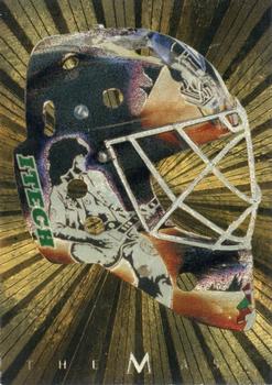 2001-02 Be a Player Between the Pipes - The Mask Gold #NNO Sean Burke Front