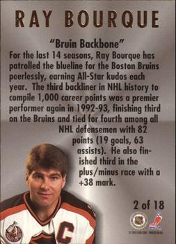1993-94 Ultra - All-Stars #2 Ray Bourque Back