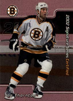2001-02 Be a Player Signature Series - Certified 100 #C-21 Joe Thornton Front