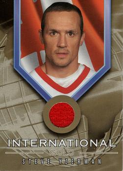 2001-02 Be a Player Signature Series - International Medals #IG-8 Steve Yzerman Front