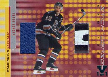 2001-02 Be a Player Signature Series - Jersey and Stick Cards #GSJ-64 Peter Bondra Front