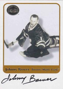 2001-02 Fleer Greats of the Game - Autographs #NNO Johnny Bower Front